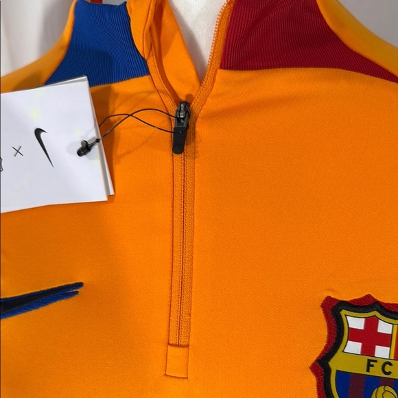 Nike Women’s Orange Barcelona Long Sleeve Jersey Size Small - Picture 9 of 10